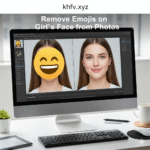 Remove Emojis on Girl’s Face from Photos